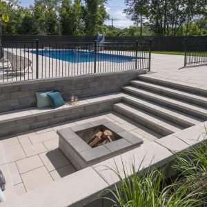 36" x 6" x 3" Split-Face Window Sill Charcoal